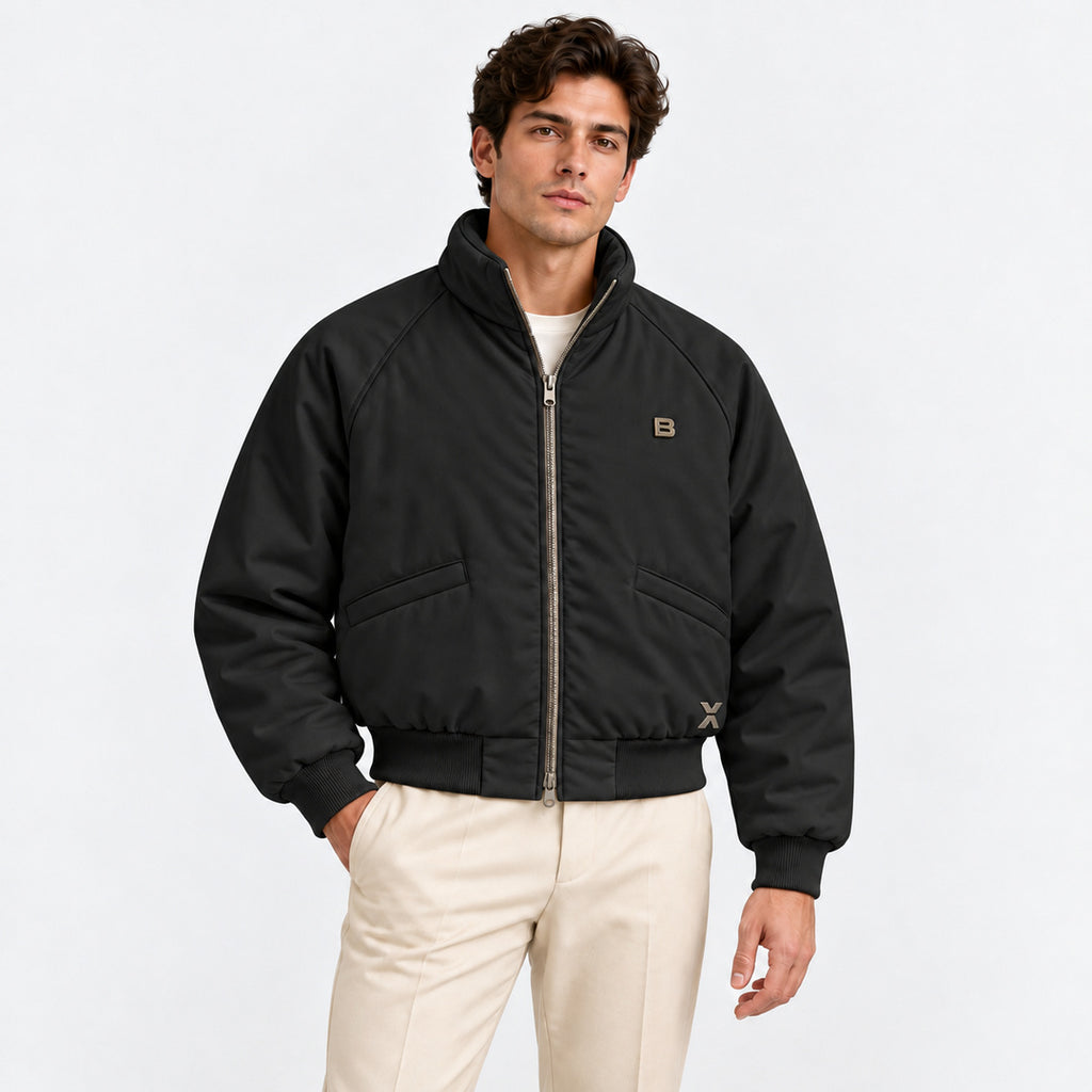 BIMOOX Dovaro Winterjacke – Schwarz – Model-Mann