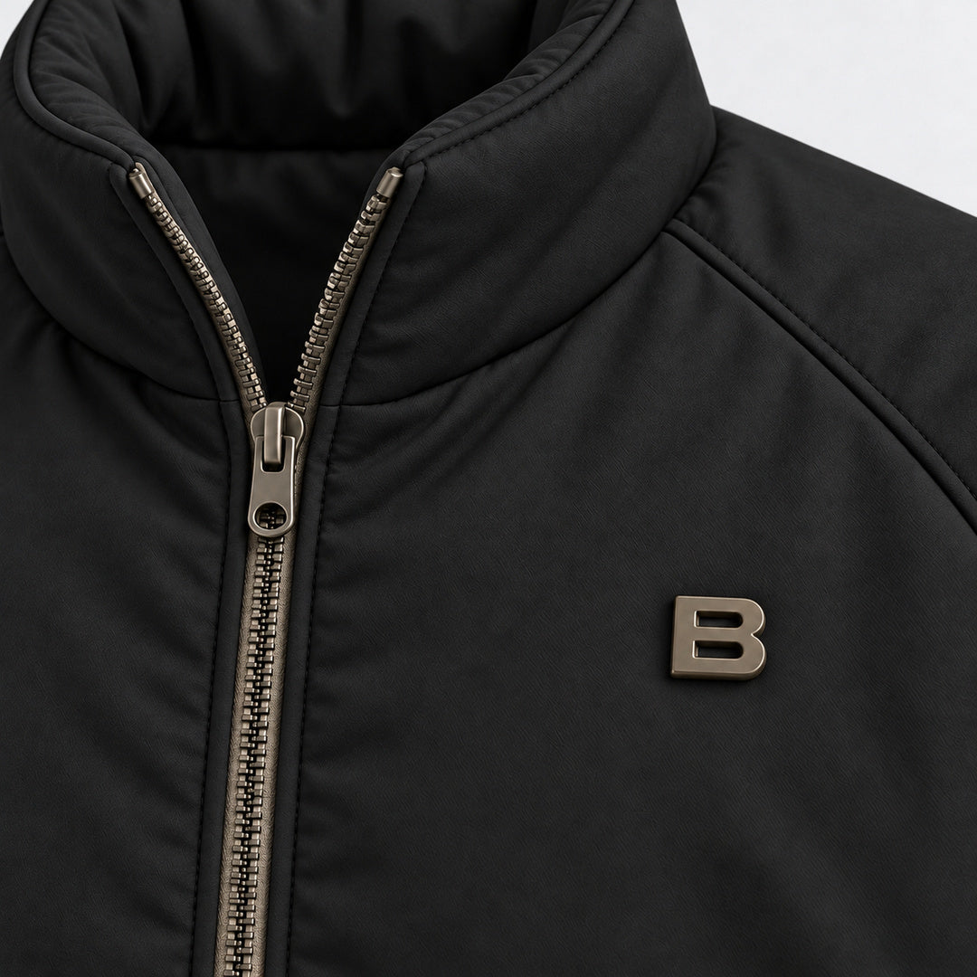 BIMOOX Dovaro Winterjacke – Schwarz – Detail