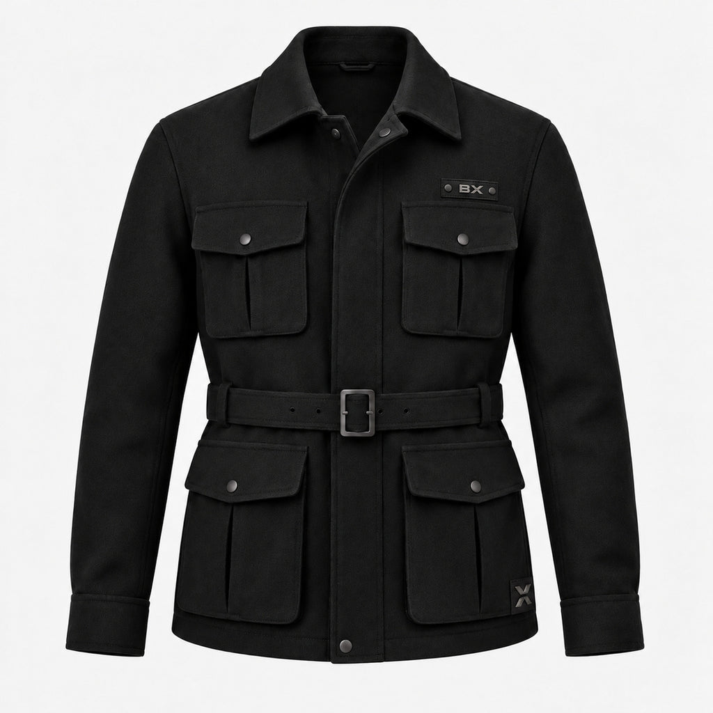 BIMOOX Tervian Winterjacke – Schwarz – Vorne