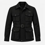 BIMOOX Tervian Winterjacke – Schwarz – Vorne
