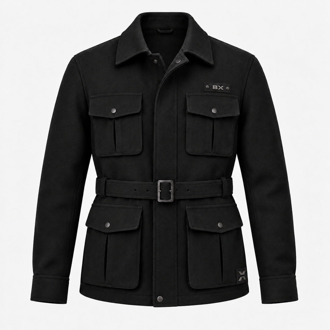 BIMOOX Tervian Winterjacke – Schwarz – Vorne