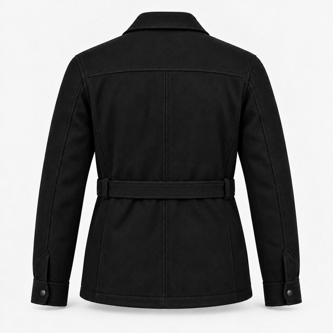 BIMOOX Tervian Winterjacke – Schwarz – Hinten