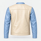 BIMOOX Elarven Winterjacke – Creme-Hellblau – Hinten