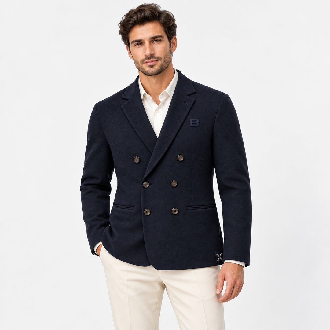 BIMOOX Cavoren Winterjacke – Dunkelblau – Model-Mann