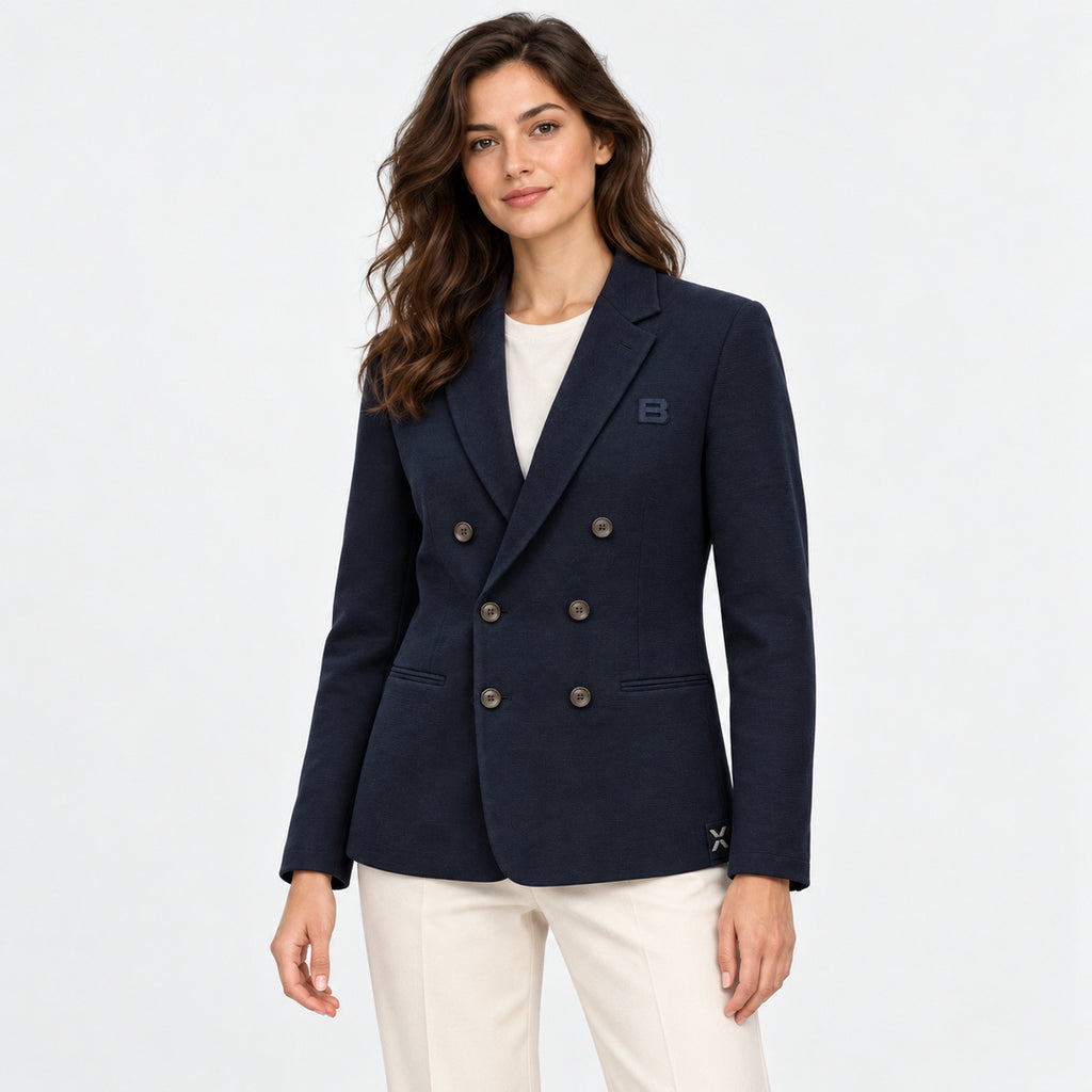 BIMOOX Cavoren Winterjacke – Dunkelblau – Model-Frau