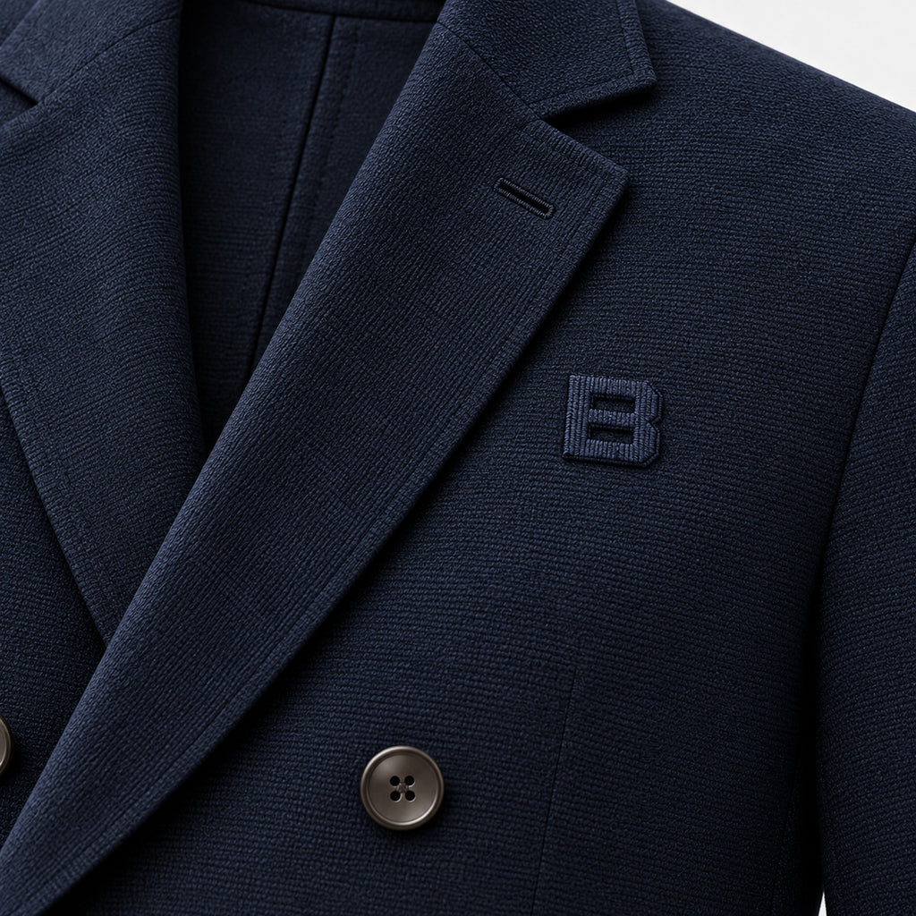 BIMOOX Cavoren Winterjacke – Dunkelblau – Detail