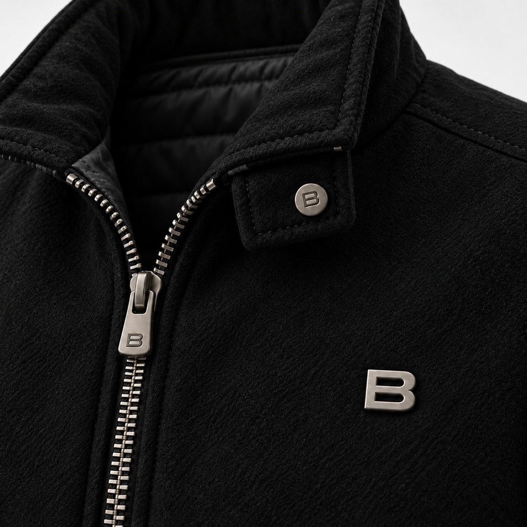 BIMOOX Orelvan Winterjacke – Schwarz – Detail