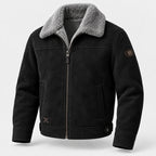 BIMOOX Varnek Winterjacke – Schwarz-Grau – Vorne