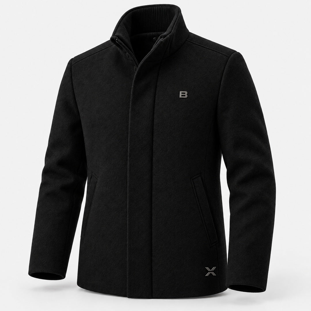 BIMOOX Norevik Winterjacke – Schwarz – Vorne