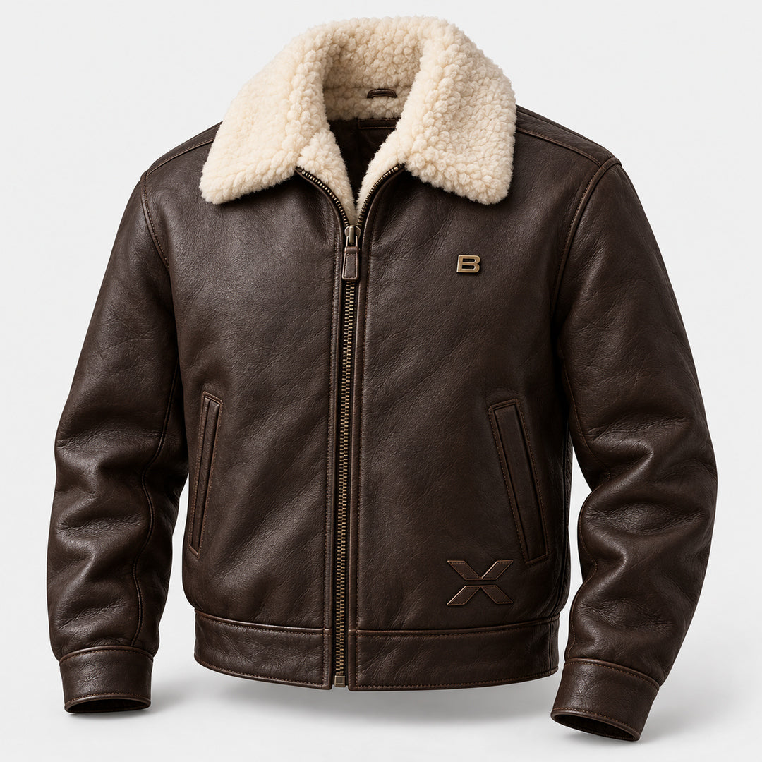 BIMOOX Aldrion Winterjacke – Braun – Vorne
