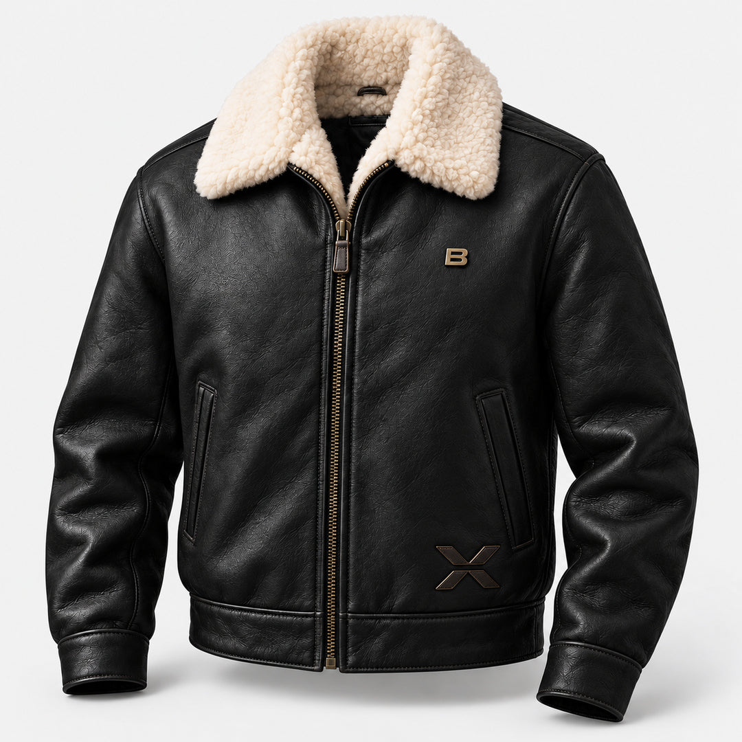 BIMOOX Aldrion Winterjacke – Schwarz – Vorne