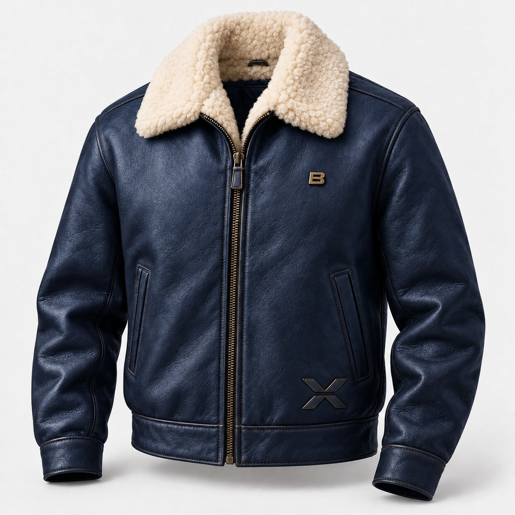 BIMOOX Aldrion Winterjacke – Dunkelblau – Vorne