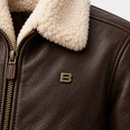 BIMOOX Aldrion Winterjacke – Braun – Detail