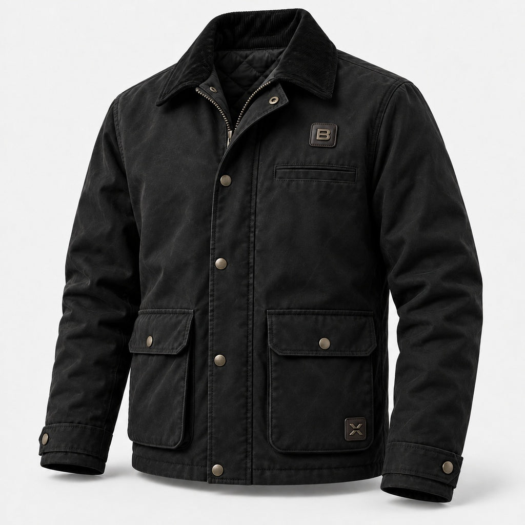 BIMOOX Belvian Winterjacke – Schwarz – Vorne