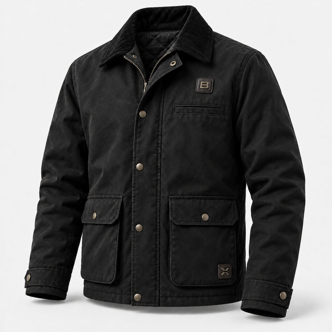 BIMOOX Belvian Winterjacke – Schwarz – Vorne