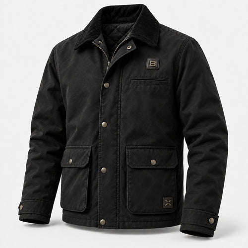 BIMOOX Belvian Winterjacke – Schwarz – Vorne
