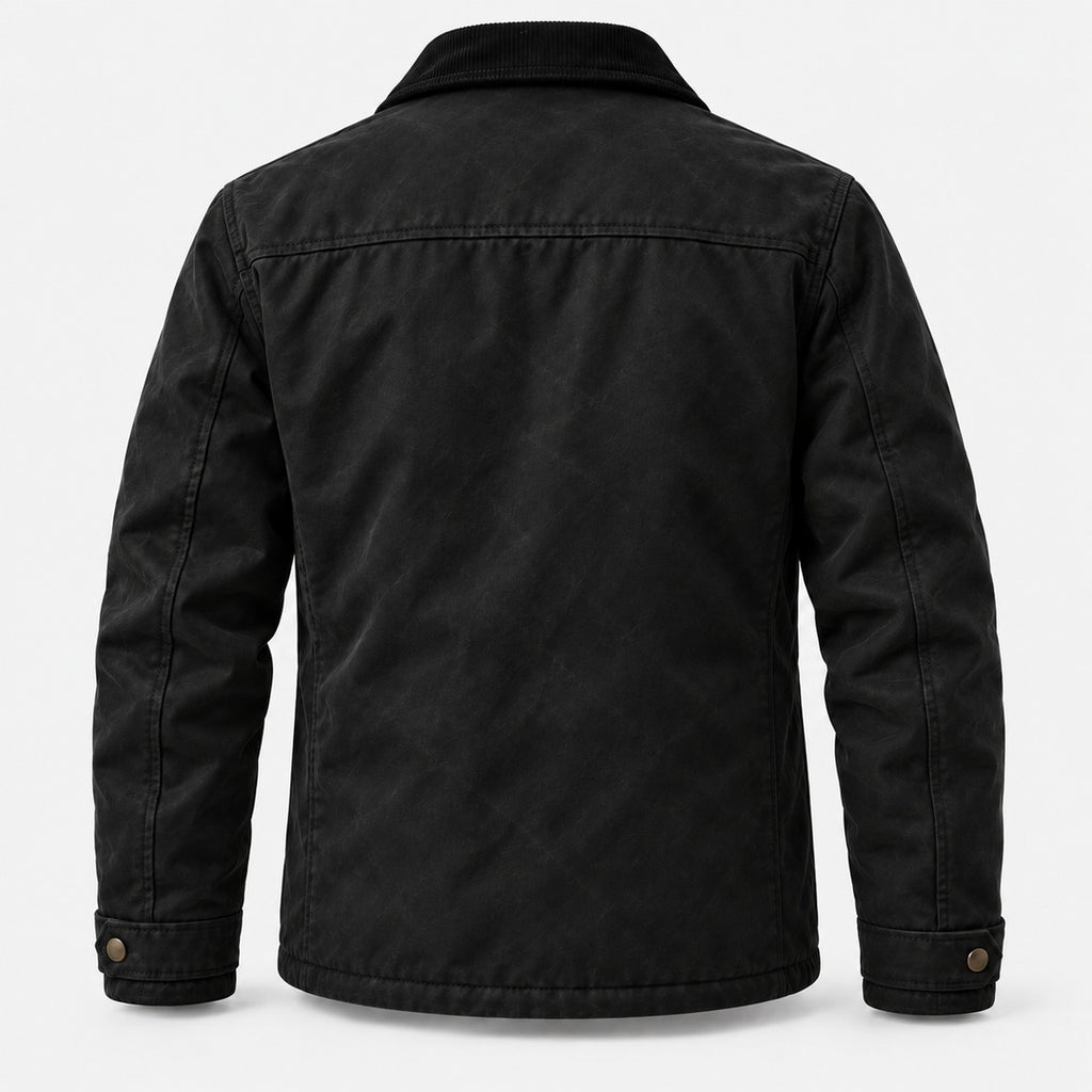 BIMOOX Belvian Winterjacke – Schwarz – Hinten