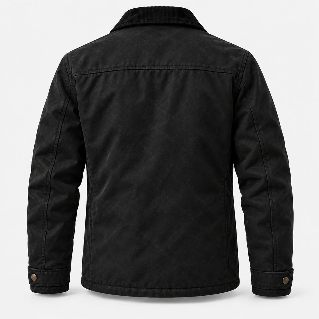 BIMOOX Belvian Winterjacke – Schwarz – Hinten