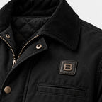 BIMOOX Belvian Winterjacke – Schwarz – Detail