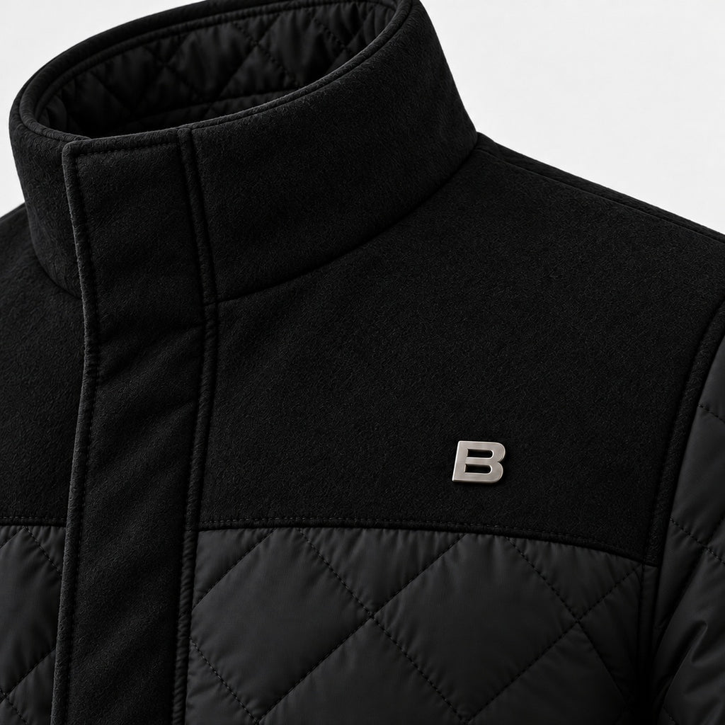 BIMOOX Vaelora Winterjacke – Schwarz – Detail