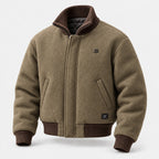 BIMOOX Keldran Winterjacke – Khaki-Braun – Vorne