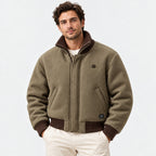 BIMOOX Keldran Winterjacke – Khaki-Braun – Model-Mann