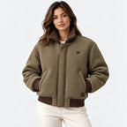 BIMOOX Keldran Winterjacke – Khaki-Braun – Model-Frau