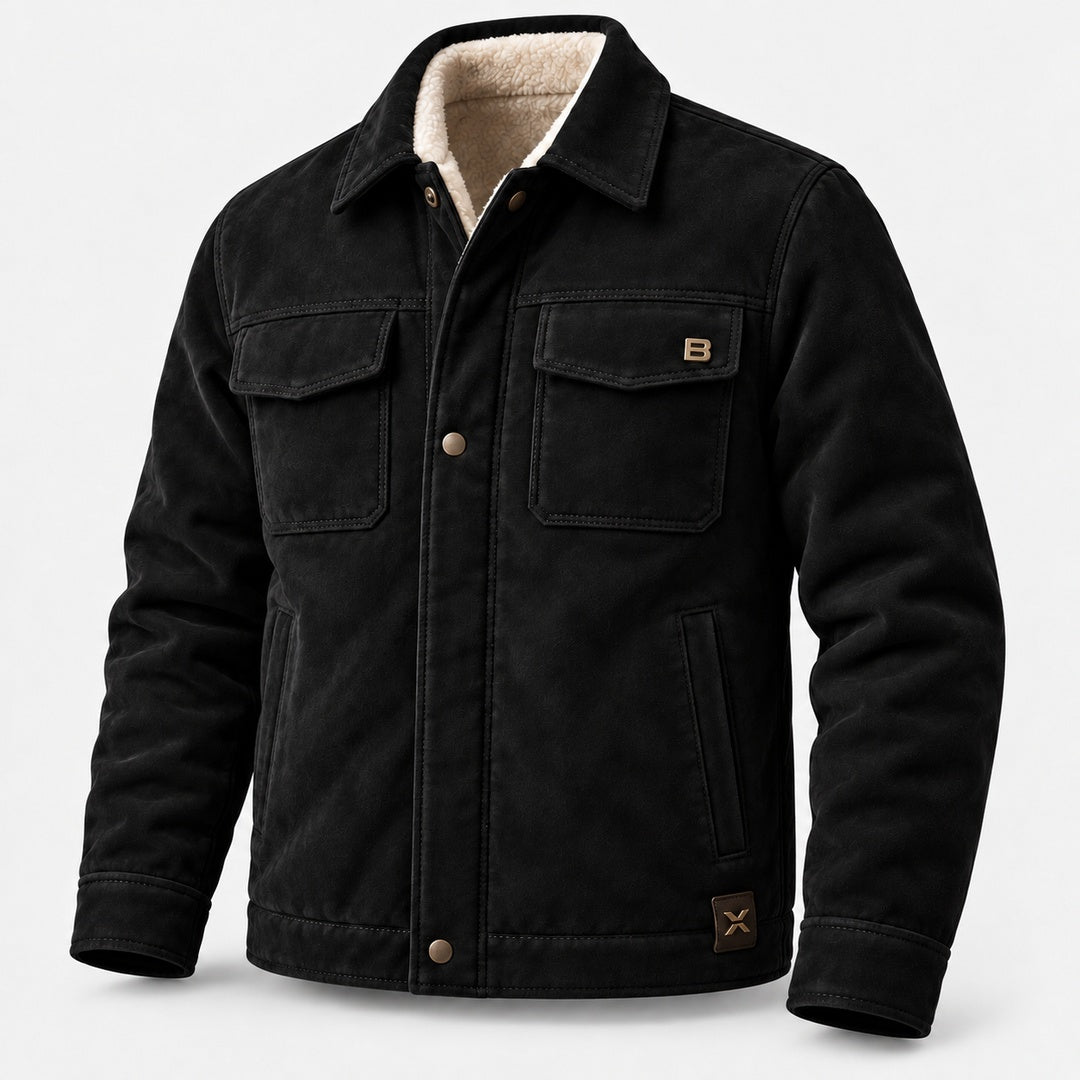 BIMOOX Sorvian Winterjacke – Schwarz – Vorne