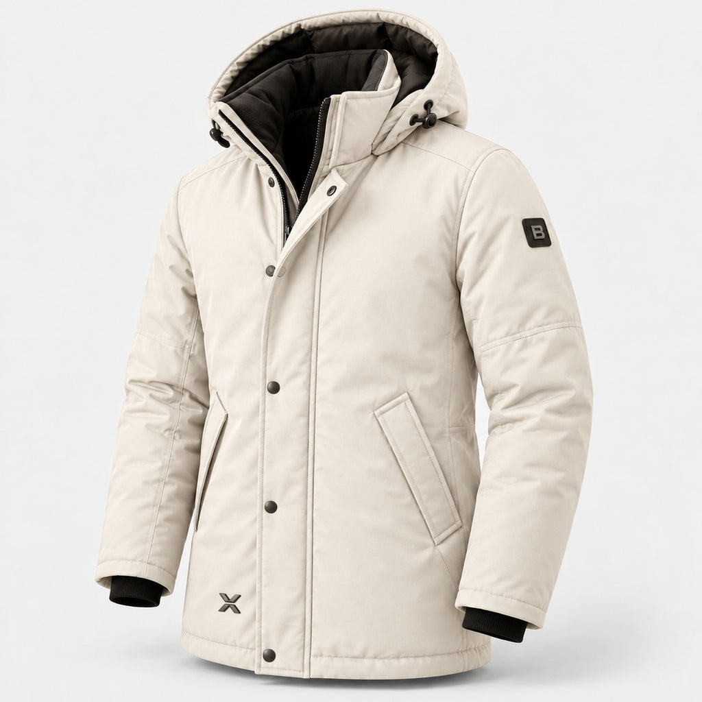 BIMOOX Varelon Winterjacke – Creme – Vorne