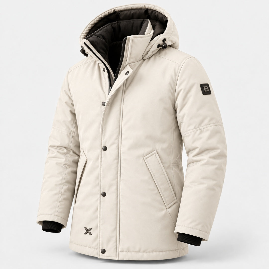 BIMOOX Varelon Winterjacke – Creme – Vorne
