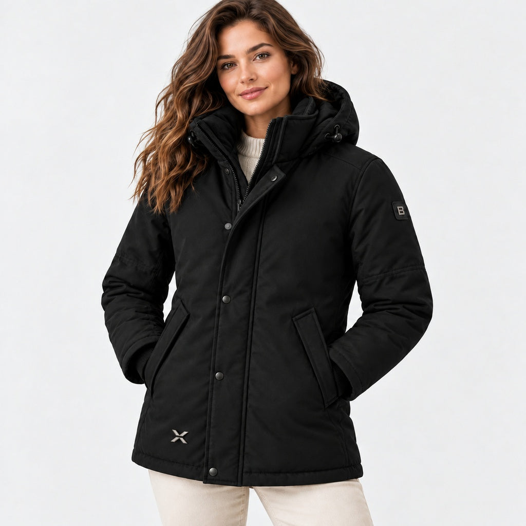 BIMOOX Varelon Winterjacke – Schwarz – Model-Frau