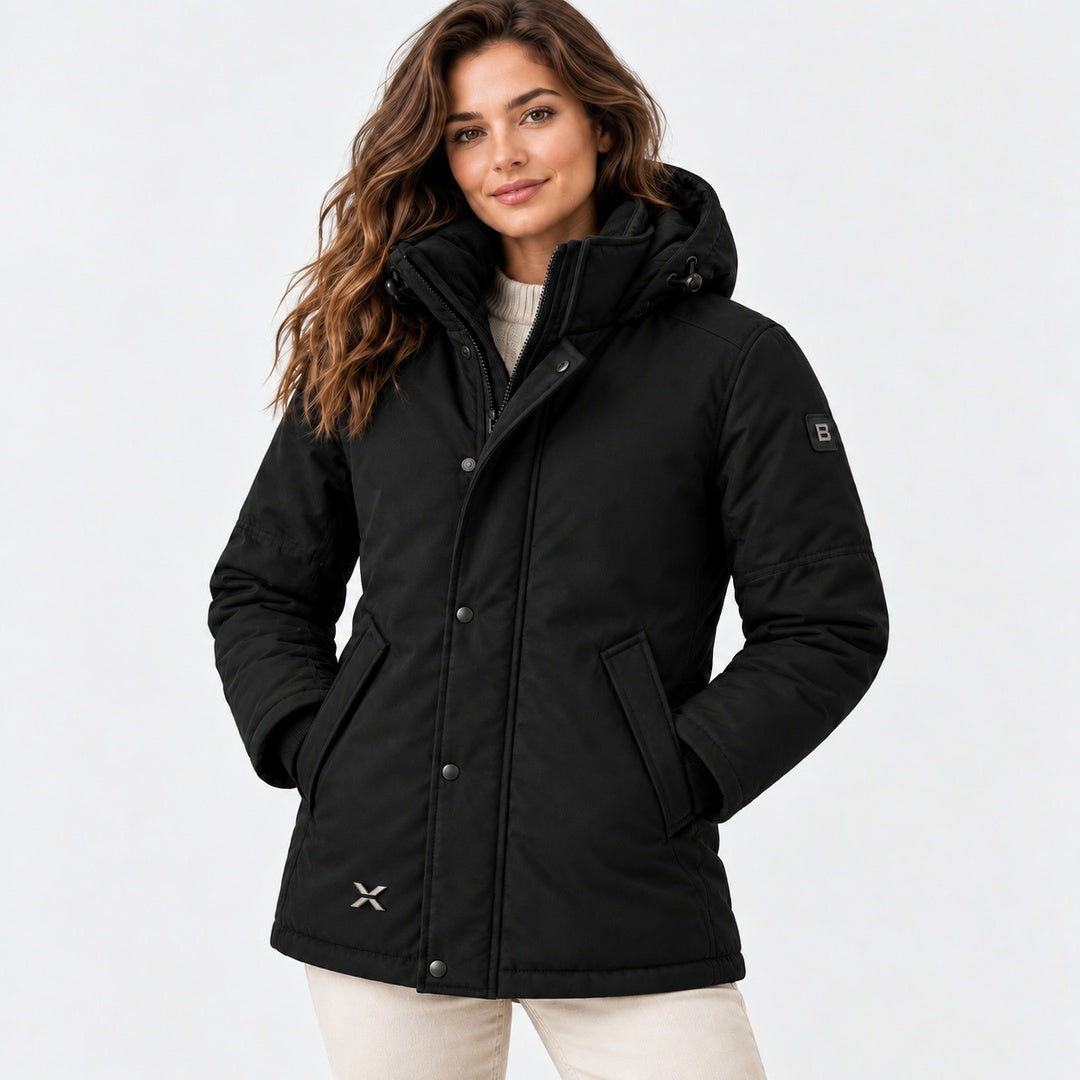 BIMOOX Varelon Winterjacke – Schwarz – Model-Frau