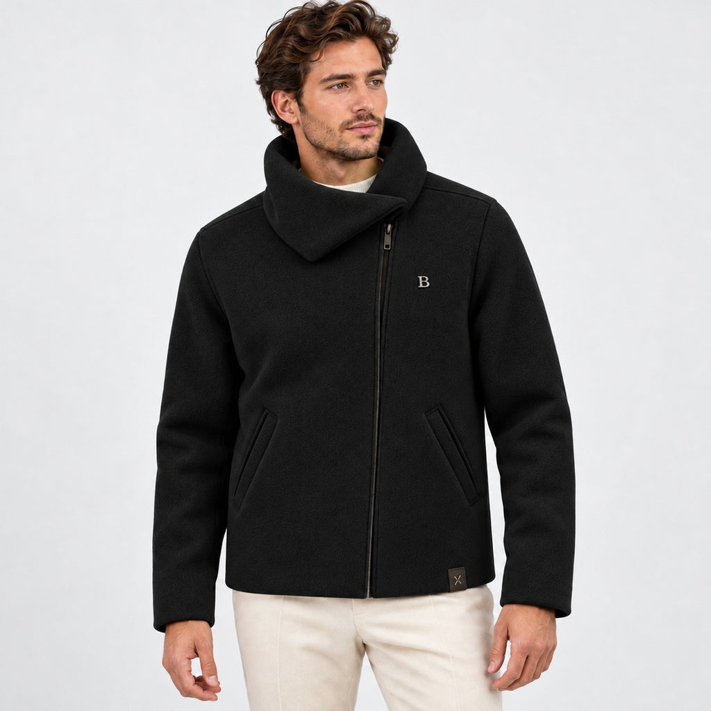BIMOOX Elvaris Winterjacke – Schwarz – Model-Mann