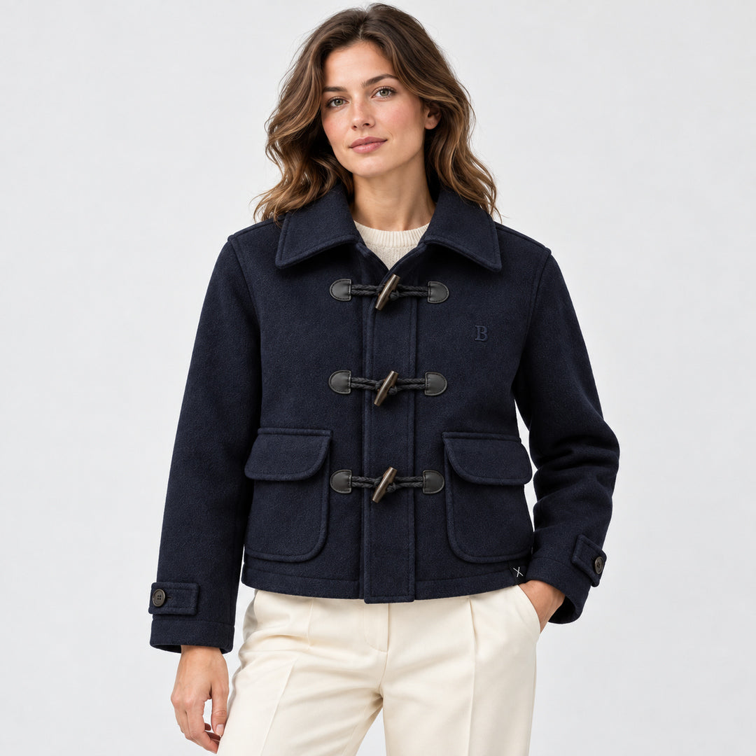 BIMOOX Navoren Winterjacke – Navy – Model-Frau