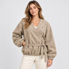BIMOOX Avrelia Winterjacke – Beige – Model-Frau