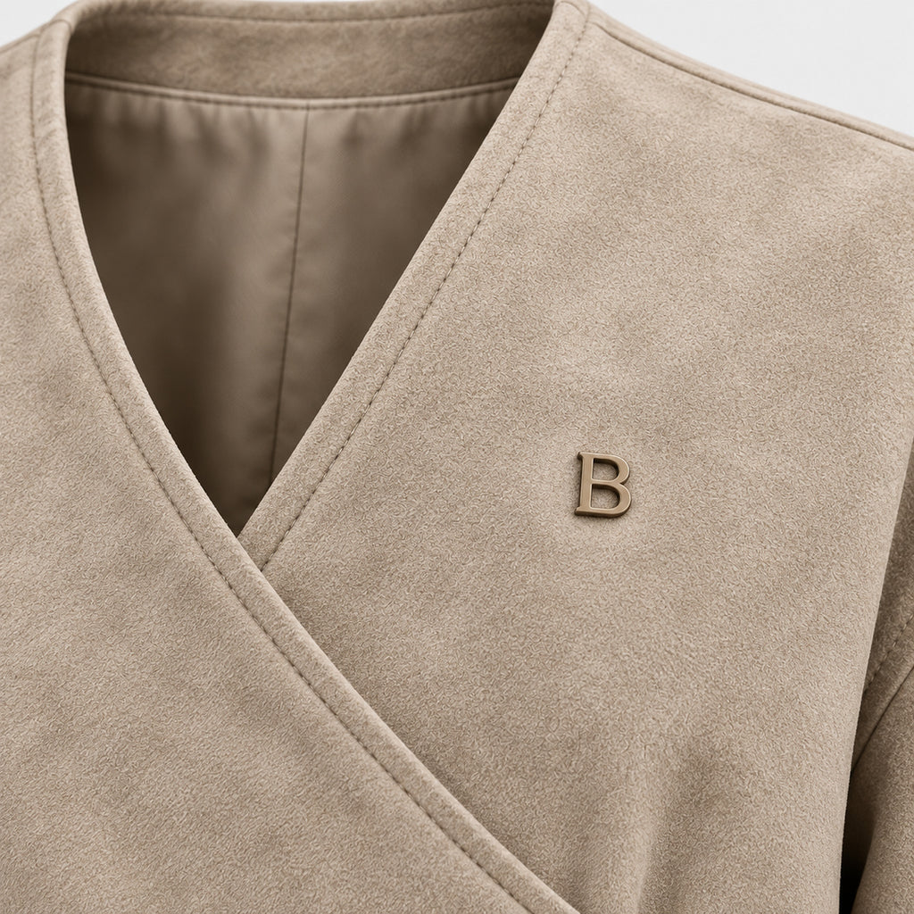 BIMOOX Avrelia Winterjacke – Beige – Detail