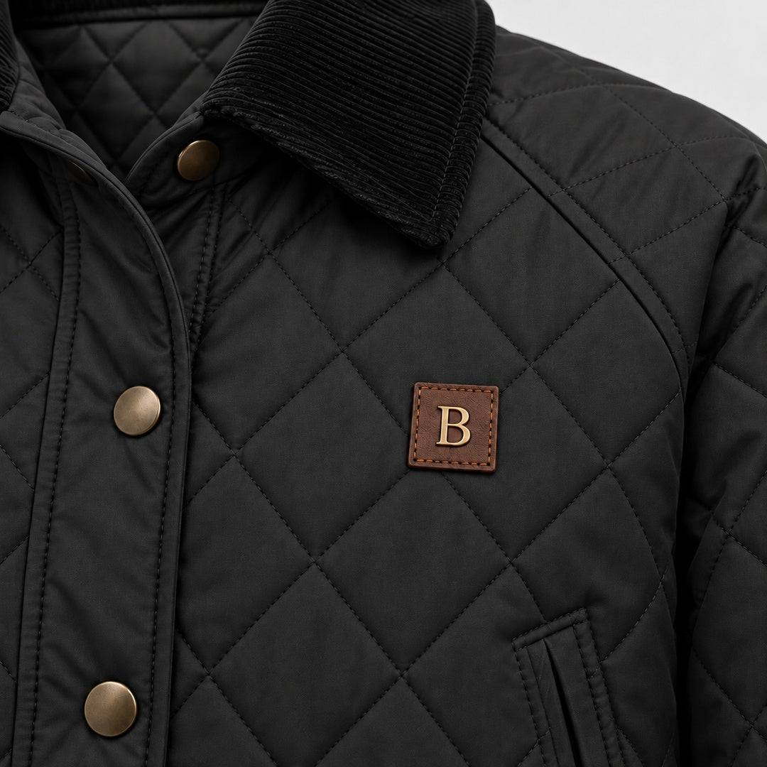 BIMOOX Renvora Winterjacke – Schwarz – Detail