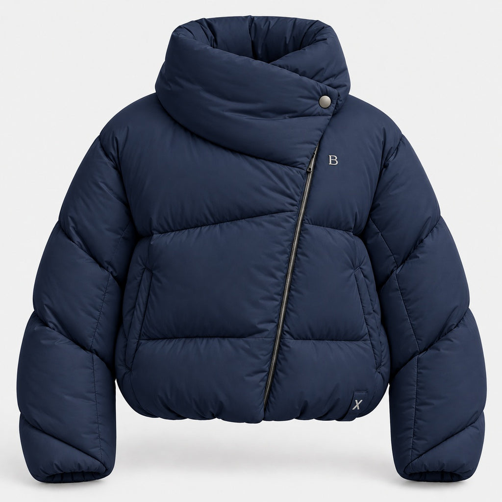 BIMOOX Sylvaren Winterjacke – Dunkelblau-Uni – Vorne