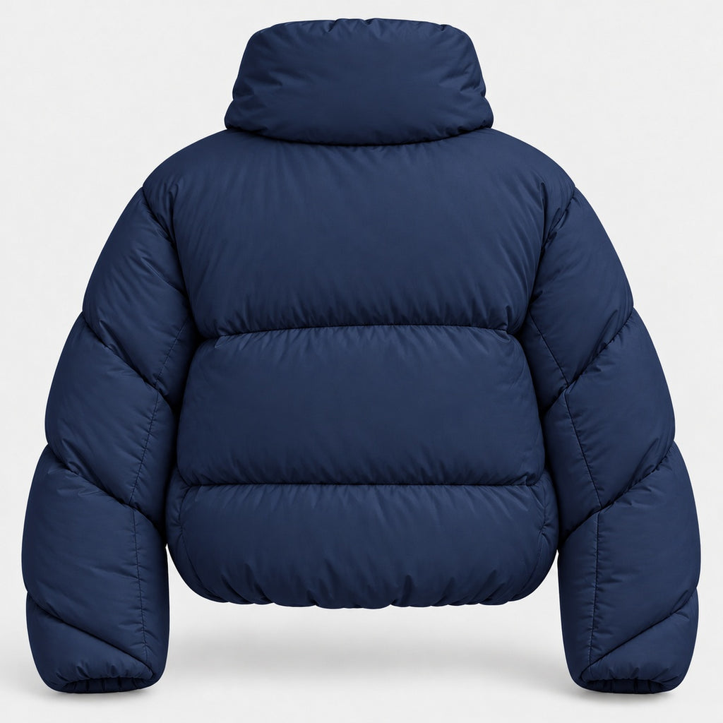 BIMOOX Sylvaren Winterjacke – Dunkelblau-Uni – Hinten