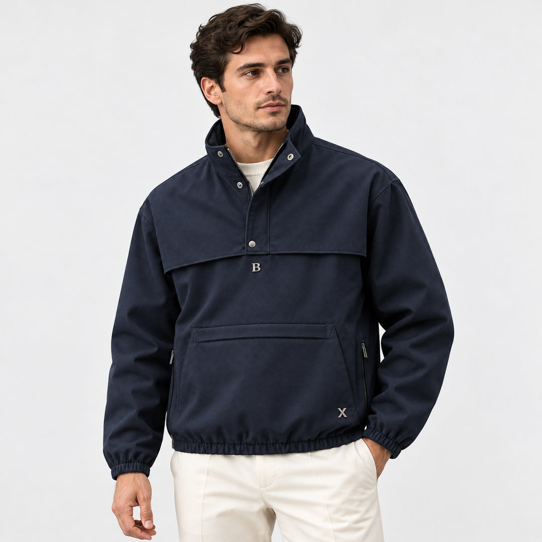 BIMOOX Osvian Winterjacke – Dunkelblau – Model-Mann