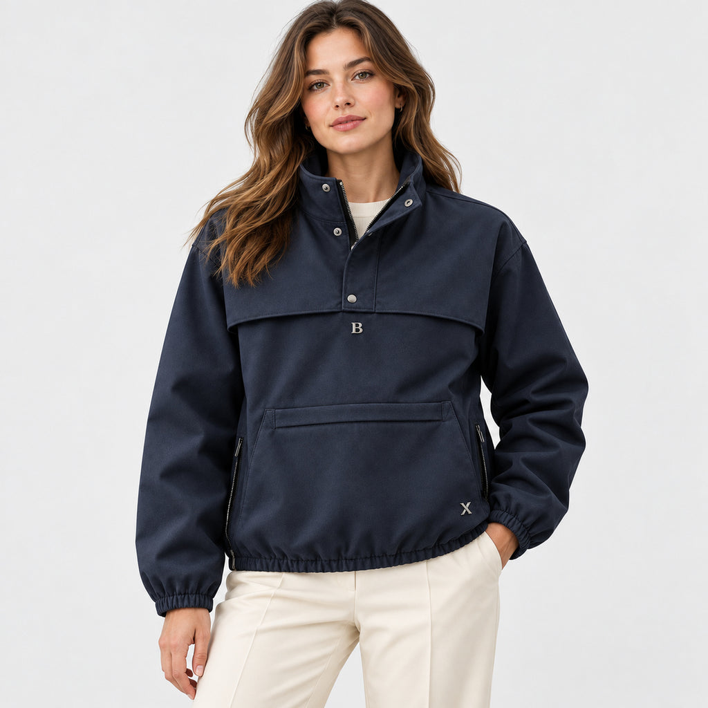 BIMOOX Osvian Winterjacke – Dunkelblau – Model-Frau