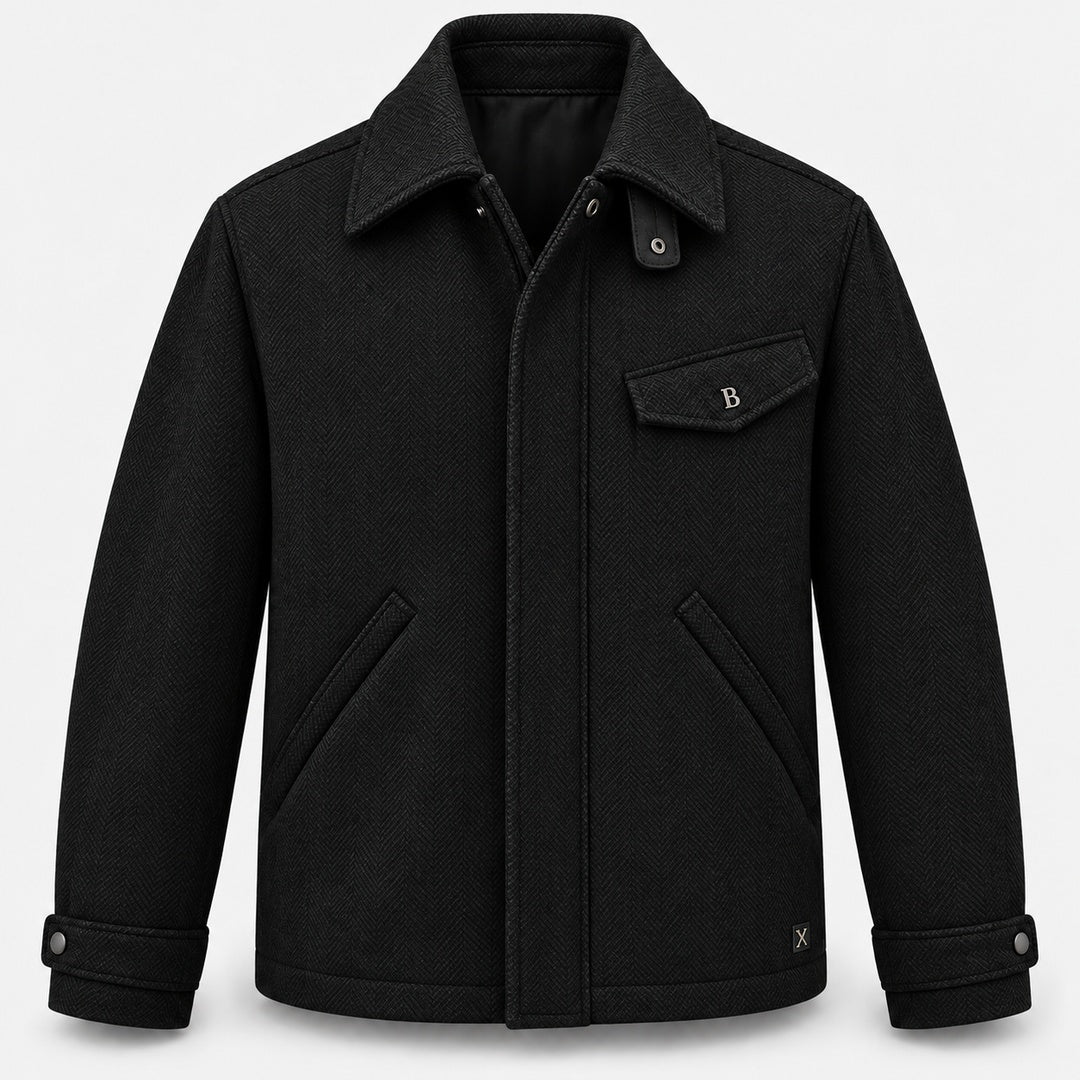 BIMOOX Bravorn Winterjacke – Schwarz – Vorne