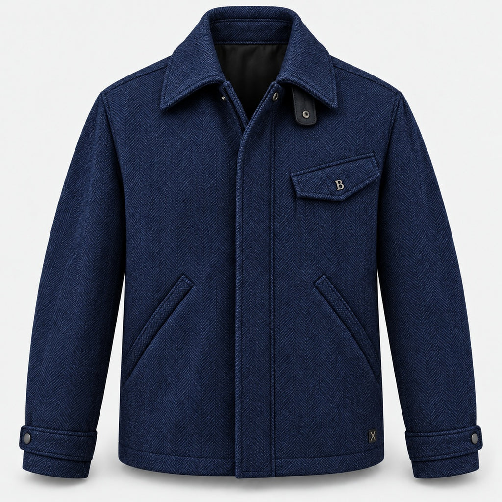 BIMOOX Bravorn Winterjacke – Dunkelblau – Vorne
