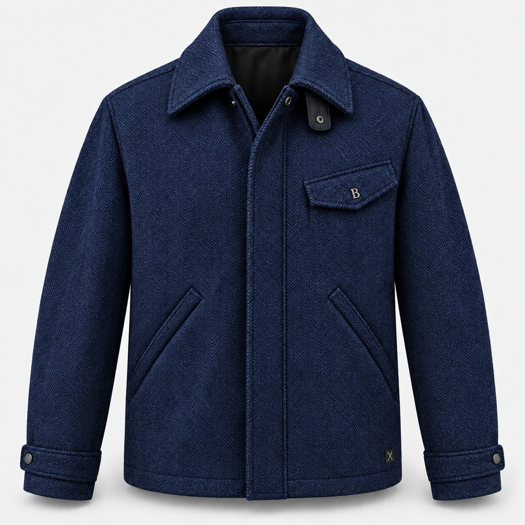 BIMOOX Bravorn Winterjacke – Dunkelblau – Vorne