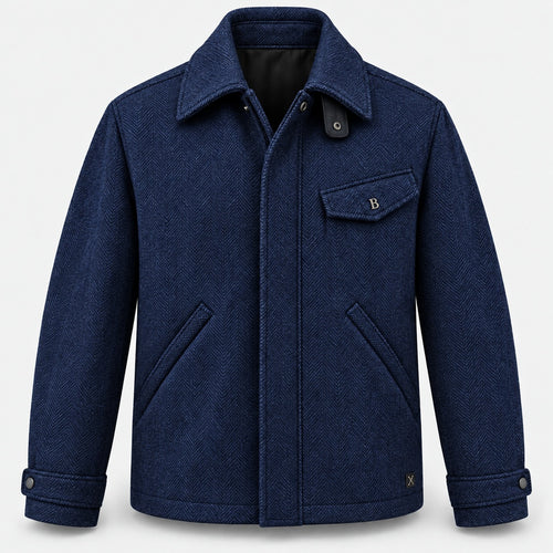 BIMOOX Bravorn Winterjacke – Dunkelblau – Vorne