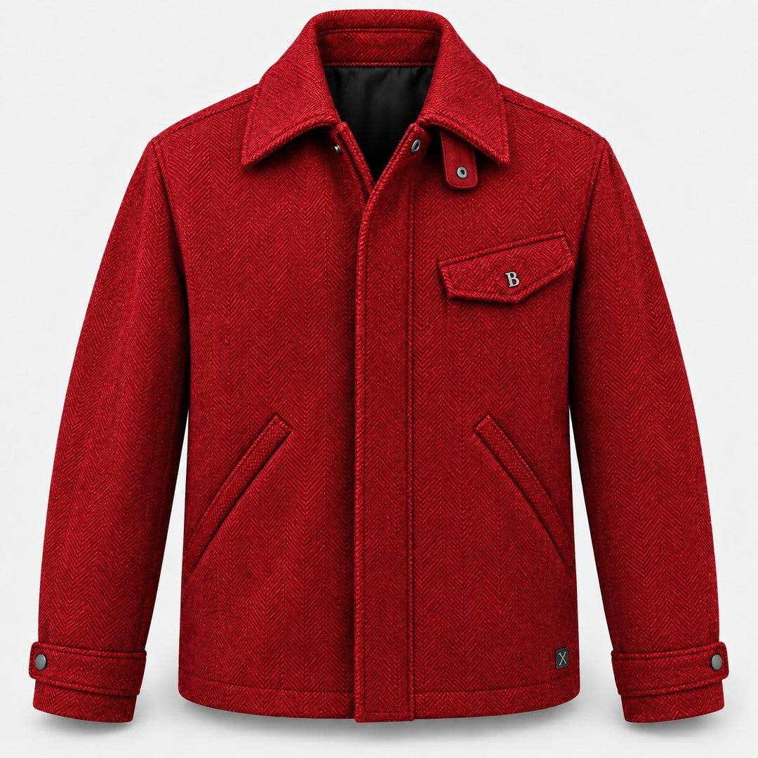 BIMOOX Bravorn Winterjacke – Rot – Vorne