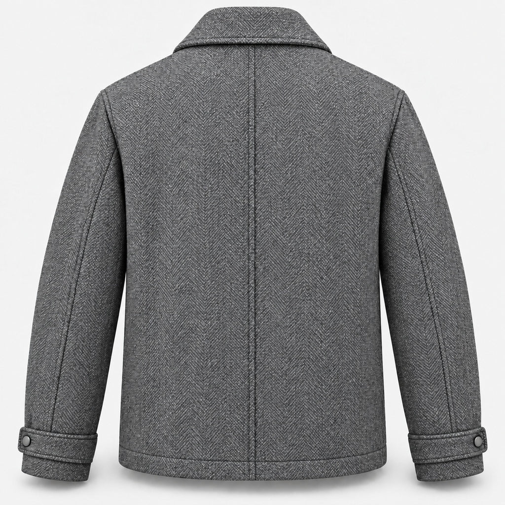 BIMOOX Bravorn Winterjacke – Grau – Hinten