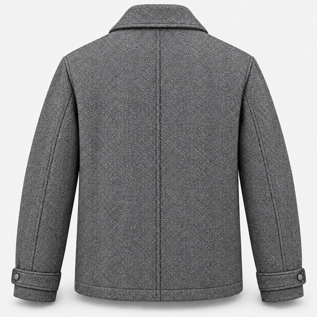 BIMOOX Bravorn Winterjacke – Grau – Hinten