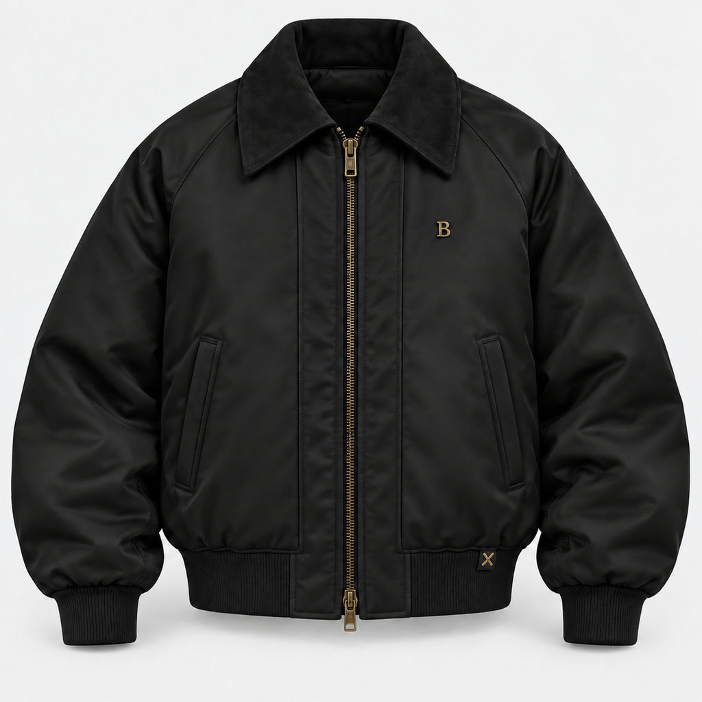 BIMOOX Zenvik Winterjacke – Schwarz – Vorne
