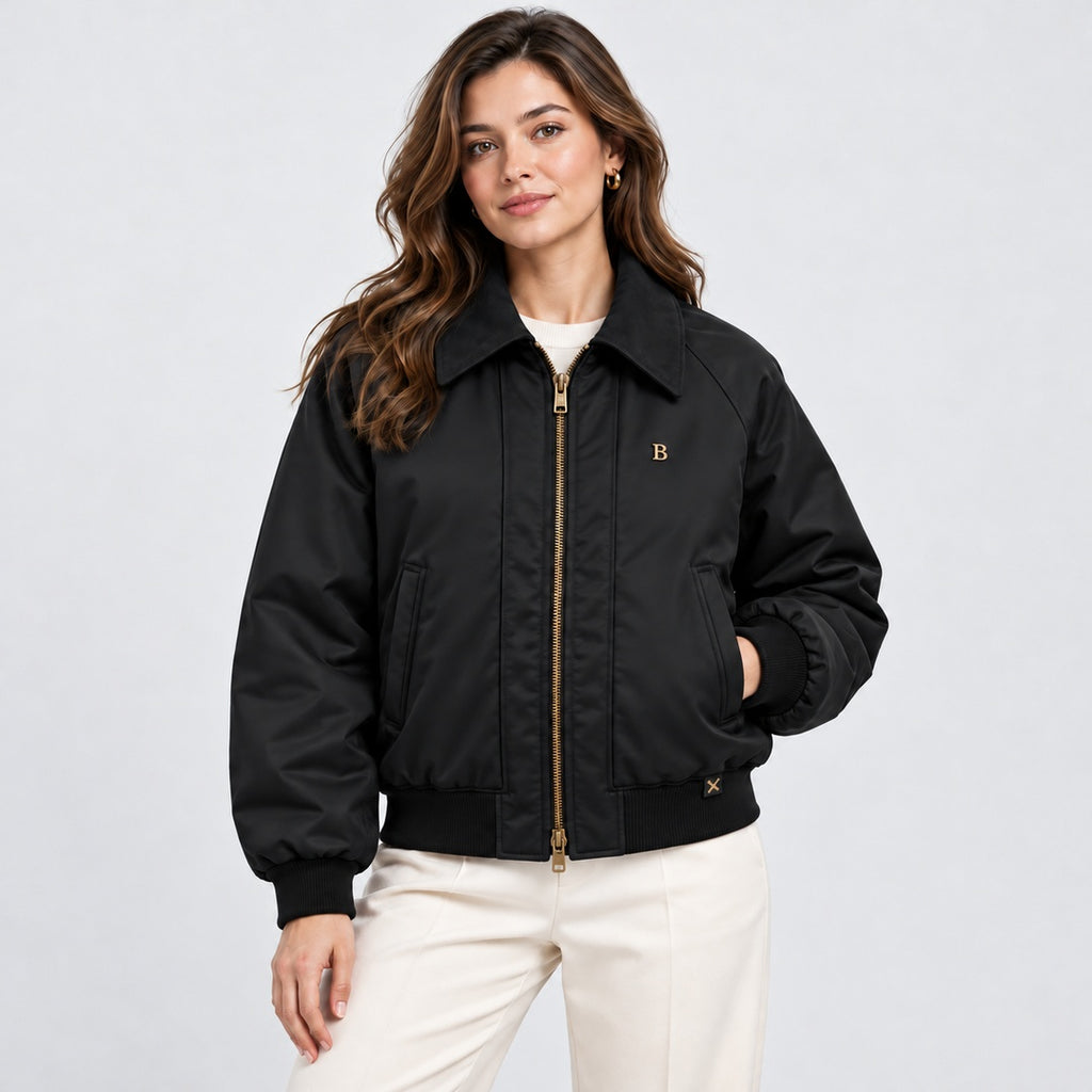 BIMOOX Zenvik Winterjacke – Schwarz – Model-Frau